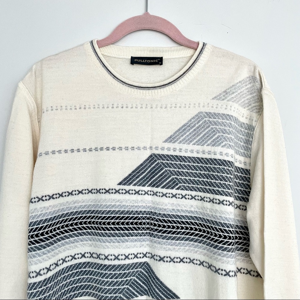 Pulltonic Wool / Cotton Blend Sweater - Picture 2 of 16